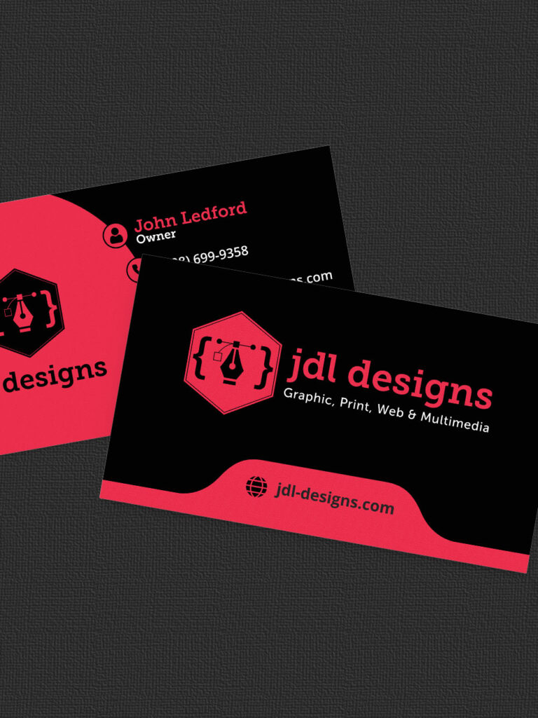 JDL Designs Business Cards